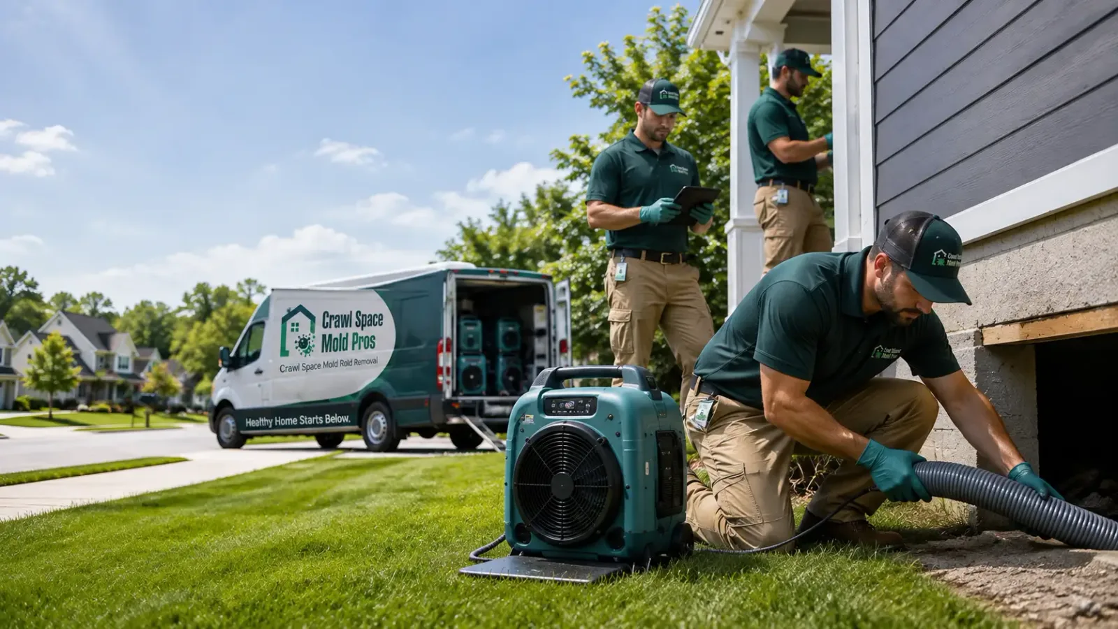 Crawl Space Mold Removal in Conover, WI